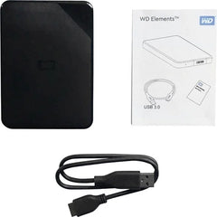 Western Digital Elements Portable Hard Drive (WDBUZG0010BBK-WESN) 1TB Black