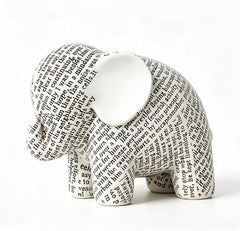 Kakizzy Elephant Statue, African Animal Decor, Wooden Elephant Gift for Women, Boho Decor for Living Room, Shelf, Office