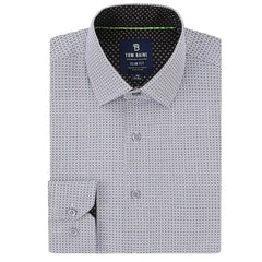 Tom Baine Men's Slim Fit Performance Button Down Dress Shirt