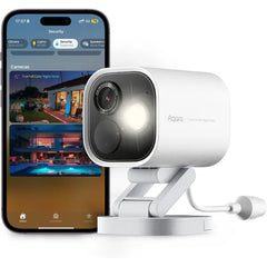 Aqara 4MP Camera Hub G5 Pro PoE, True Color Night Vision Security Camera Outdoor, HomeKit Secure Video, Thread Border Router, Local Detection, Thread/Zigbee, Supports Alexa, Google, Smartthings