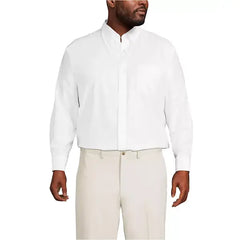 Lands' End Men's Big Oxford Dress Shirt