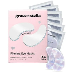 grace & stella Under Eye Mask Variety Pack Under Eye Patches for Dark Circles  With 6 Colors (3 Pairs/Color) Gel Masks Puffy Eyes for Women