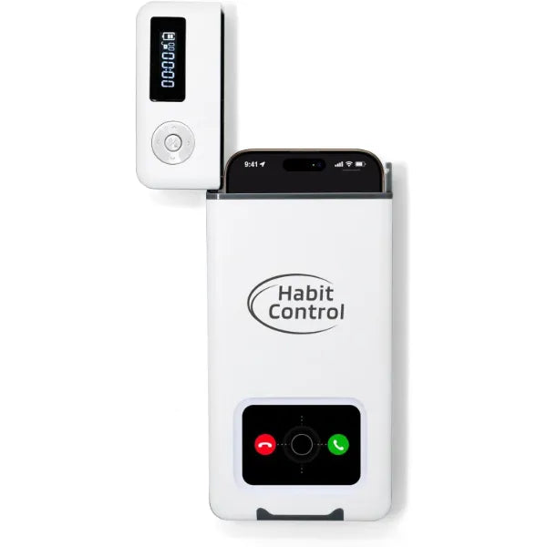 Habit Control Cell Phone Lock Box with Timer for Self-Discipline, Portable Time Lock Box Suitable for iPhone and Android Smartphones, Phone Jail Box with Timer to Reduce Screen Time, Mindfulness Gift