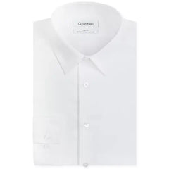 Calvin Klein Men's Slim-Fit Non-Iron Herringbone Dress Shirt