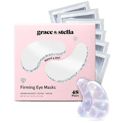 grace & stella Under Eye Mask Variety Pack Under Eye Patches for Dark Circles  With 6 Colors (3 Pairs/Color) Gel Masks Puffy Eyes for Women