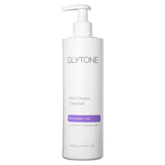 Glytone Mild Cream Cleanser | Exfoliate & Moisturize with 3.4 Free Acid Value Glycolic Acid & Glycerin | Face Wash for Women Removes Makeup & Oil | Face Cleanser for Dry Skin