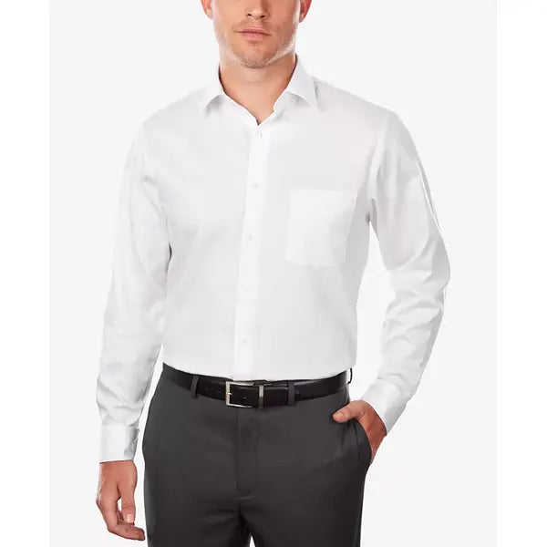 Van Heusen Men's Regular Fit Stretch Wrinkle Free Sateen Dress Shirt