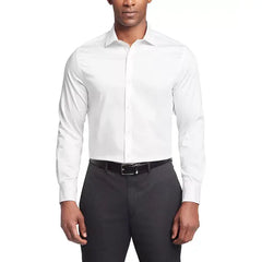 Tommy Hilfiger Men's Flex Regular Fit Wrinkle Free Stretch Twill Dress Shirt