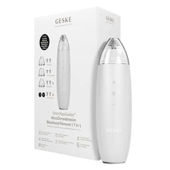 GESKE SmartAppGuided MicroDermabrasion Blackhead Remover 7 in 1 Blackhead Remover Electric Pore Cleaner Innovative Vacuum Cup Beauty Tool Skin Cleansing Device Skincare Device