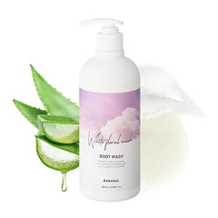 BANANAL Korean Body Wash with Hyaluronic Acid & Aloe Hydrating Moisturizing Cleanser for All Skin Infused with Natural Extracts Paraben & Silicone Free