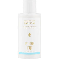 PURE FIJI Coconut Milk Bath Soak, Hydrating, Moisturizing, Softening, Soothing, Cruelty Free, Natural, Organic - 14oz / 415ml