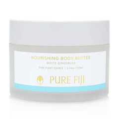 PURE FIJI Nourishing Body Butter, Natural Ingredients, Not Tested On Animals, Organic - 6.7oz/200ml