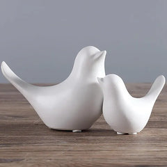 FANTESTICRYAN Small Birds Statues Home Decor, Modern Style