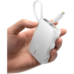 Baseus Picogo 10000mAh 45W Power Bank – 3-Output Portable Charger with Built-in USB-C, PPS/PD/QC Fast Charging for iPhone, Samsung, MacBook & iPad