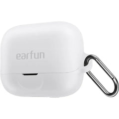 EarFun Protective Case Cover for EarFun Air Pro 4+, Soft Silicone Protective Case with Keychain, Shock-Proof, Full Protective Cover