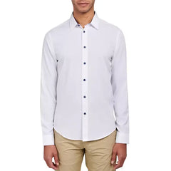 Brooklyn Brigade Men's Stretch Moisture-Wicking Solid Button-Down Shirt