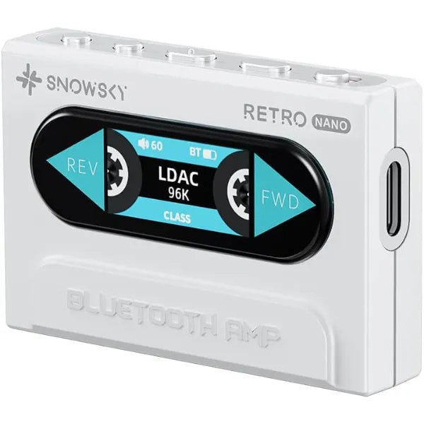 FiiO/Snowsky Retro Nano Bluetooth USB DAC AMP with LDAC, aptX Adaptive, aptX LL (3.5mm Unbalanced & 4.4mm Balanced Output)