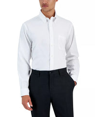 B By Brooks Brothers Men's Regular Fit Non-Iron Solid Dress Shirts