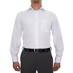 NOBLESON Men Classic-Fit Solid Color Dress Shirt