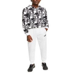 Puma Men's Embroidered Logo Fleece Jogger Sweat Pant