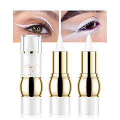 KYDA 2 Colors Gel Eyeliner, Smooth Cream Eyeliner, Natural Matte Black Tinted Eyeliner Cream, Crayon Eyeliner Stick, Multiuse Stick for Liner and Eyeshadow
