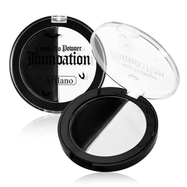 DE'LANCI Face Paint Foundation Makeup – High Pigment, Waterproof Matte Greasepaint – SFX, Goth, Halloween & Cosplay Makeup