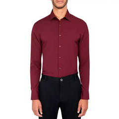 ConStruct Men's Solid Cooling Comfort Dress Shirt