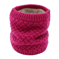 Holzlrgus Winter Neck Warmer Scarf Fleece Lined Knitted Gaiter for Men & Women