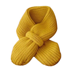 Visland Winter Kids Fleece Scarf - Warm Knitted Neck Warmer for Toddlers 0-4 Years