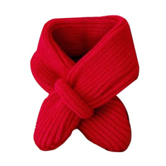 Visland Winter Kids Fleece Scarf - Warm Knitted Neck Warmer for Toddlers 0-4 Years