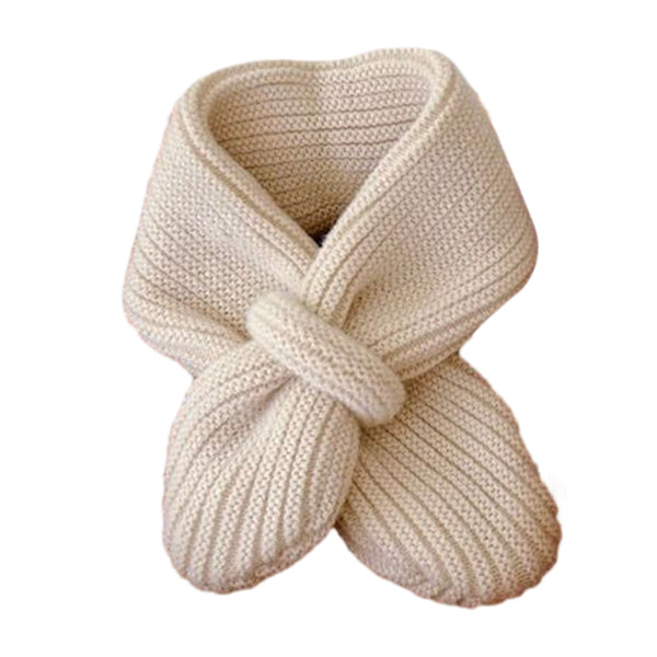 Visland Winter Kids Fleece Scarf - Warm Knitted Neck Warmer for Toddlers 0-4 Years