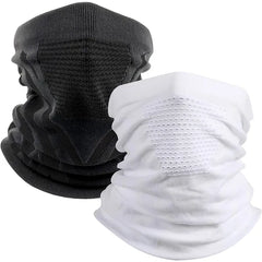 Euphrates 2-Pack Winter Neck Gaiters – Windproof & Breathable Face Masks for Skiing, Cycling & Motorcycling