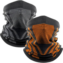 Euphrates 2-Pack Winter Neck Gaiters – Windproof & Breathable Face Masks for Skiing, Cycling & Motorcycling
