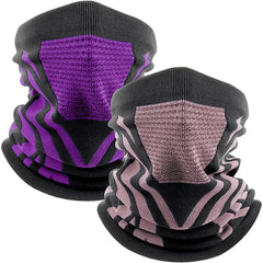 Euphrates 2-Pack Winter Neck Gaiters – Windproof & Breathable Face Masks for Skiing, Cycling & Motorcycling