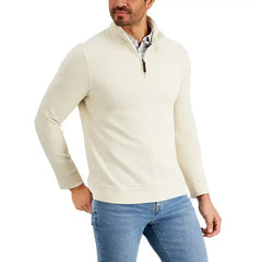 Men's Birdseye Quarter-Zip Pullover