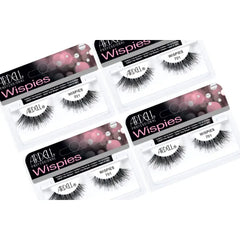 Ardell Pro Wispies False Lashes 701 - Fluffy and Natural Look False Eyelashes, Lightweight and Reusable Strip Lashes, 4 Pairs