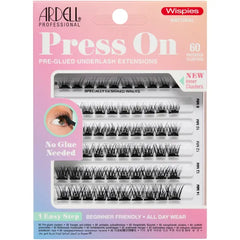 Ardell Press On Pre-Glued Underlash Extensions - DIY Lash Cluster, Eyelash Extension Kit, Naked Soft Volume - 60 ct, 1-pack