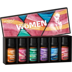 HIQILI Premium Fragrance Oil Gift Sets – 6-Pack Scented Oils for Candle Making, Diffusers, Soap & DIY Crafts (6 x 10ml)