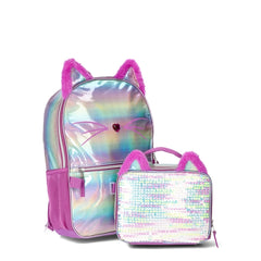 Wonder Nation Critters 17" Girls Backpack & Lunch Bag Set – Perfect for School & Kids