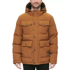 Levi’s® Men's Quilted Four Pocket Parka Hoody Jacket