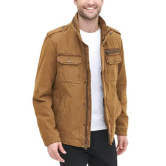 Men's Cotton Zip-Front Jacket