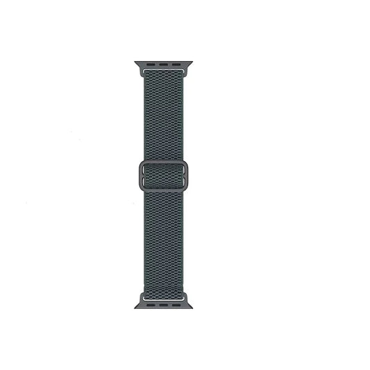 Worryfree Gadgets Breathable Nylon Loop Band For Apple Watch 42/44/45MM (KY09-C3GRY-42) - Gray