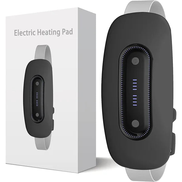 Yeamon Portable Cordless Heating Pad - 4 Heat Levels & Massage Modes for Cramps & Back Pain Relief