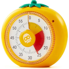 MOOKING Visual Timer for Kids, 60-Minute Countdown Magnetic Timer with Silent Operation, Cute 4-Color Zone Design for Classroom, Office & Kitchen Use