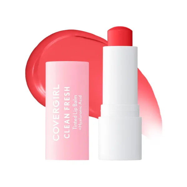 CoverGirl Clean Fresh Tinted Lip Balm, Vegan Formula, Hydrating, Natural Finish