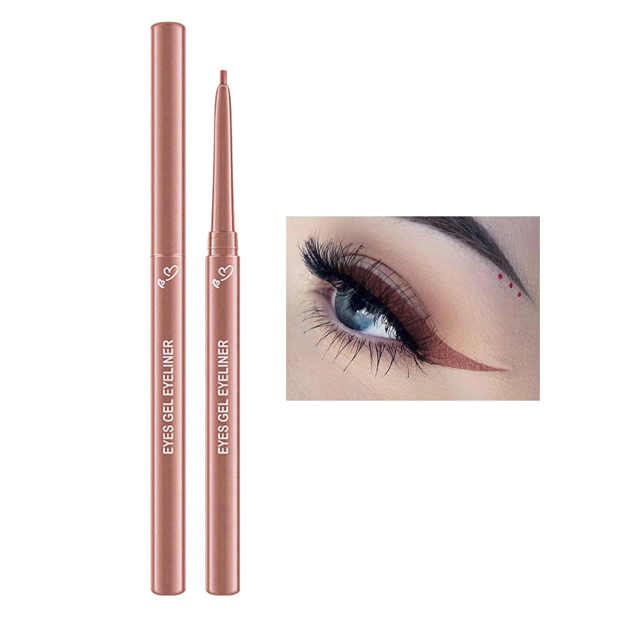 Youyingggg Color Gel Pen And Not Easy To Ladies Retractable Eye Makeup Pen Eye Makeup Luxaza Hudabeauty Dollar Items Mackup Eyeshadow Liner Double Tip Lower Eyelash Pencil