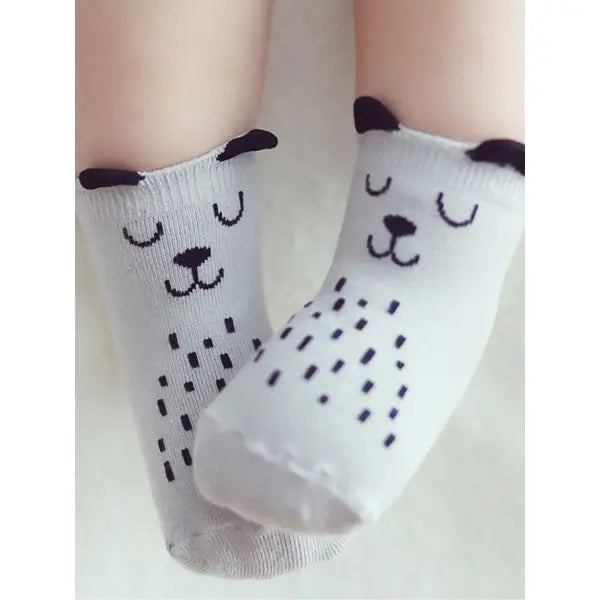 PATPAT Baby / Toddler Cartoon Floor Socks Grey