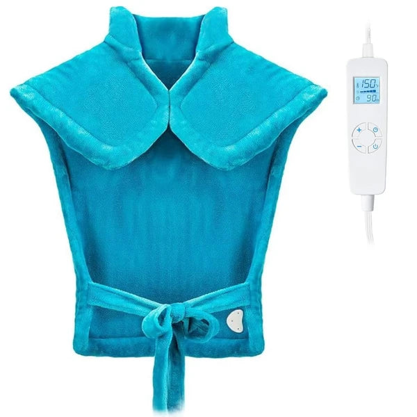 kibhous Heating Pad for Back, Neck, and Shoulders – 24" x 33" Heating Vest with 6 Adjustable Heat Levels, Fast Heating, & Auto Shut-Off