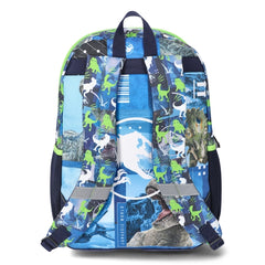 Universal Studio Jurassic Boy's 17" Backpack with Lunch Box, 2-Piece Set, Green