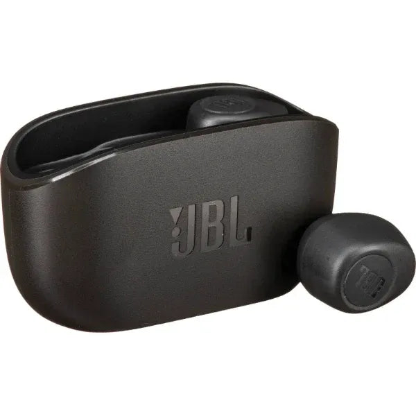 JBL Vibe 100 True Wireless In-Ear Earbuds (JBLV100TWSBLKAM) - Black